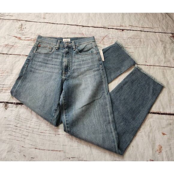 Hudson Kass High Rise Straight Ankle Jeans Size 24 NWT - Picture 3 of 9